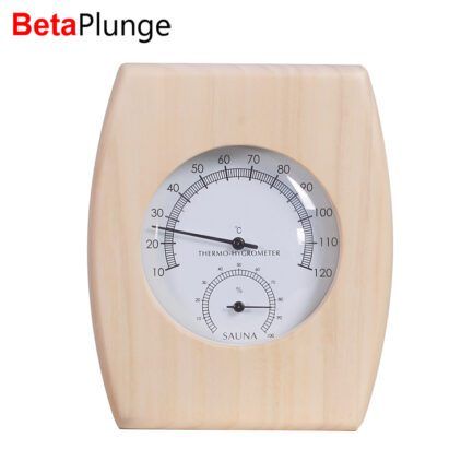 Pine Wooden Sauna Thermometer & Hygrometer