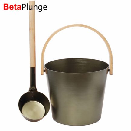 BetaPlunge bucket and ladle for sauna