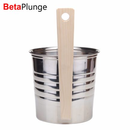 bucket and ladle for sauna