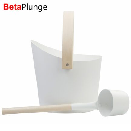 sauna bucket and ladle