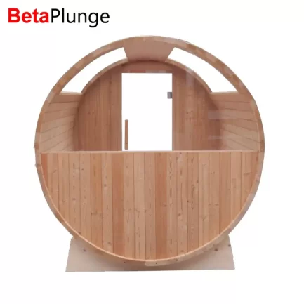 Carbonization Spruce Sauna Barrel Outdoor