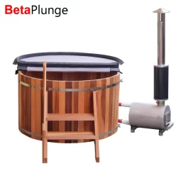 Red Cedar Outdoor Barrel Sauna – Standard Design