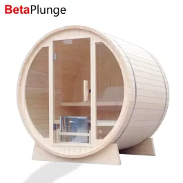 Finland Spruce Round Sauna Outdoor Barrel