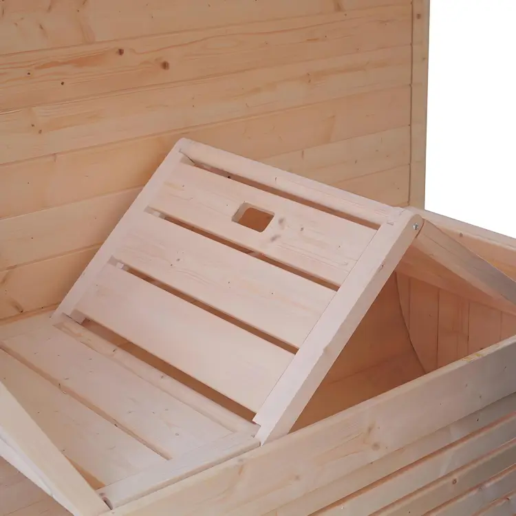 Sauna interior detail