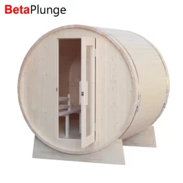 Compact Finland Spruce Outdoor Sauna Room – Standard Design