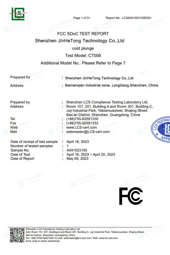 FCC SDoC TEST REPORT